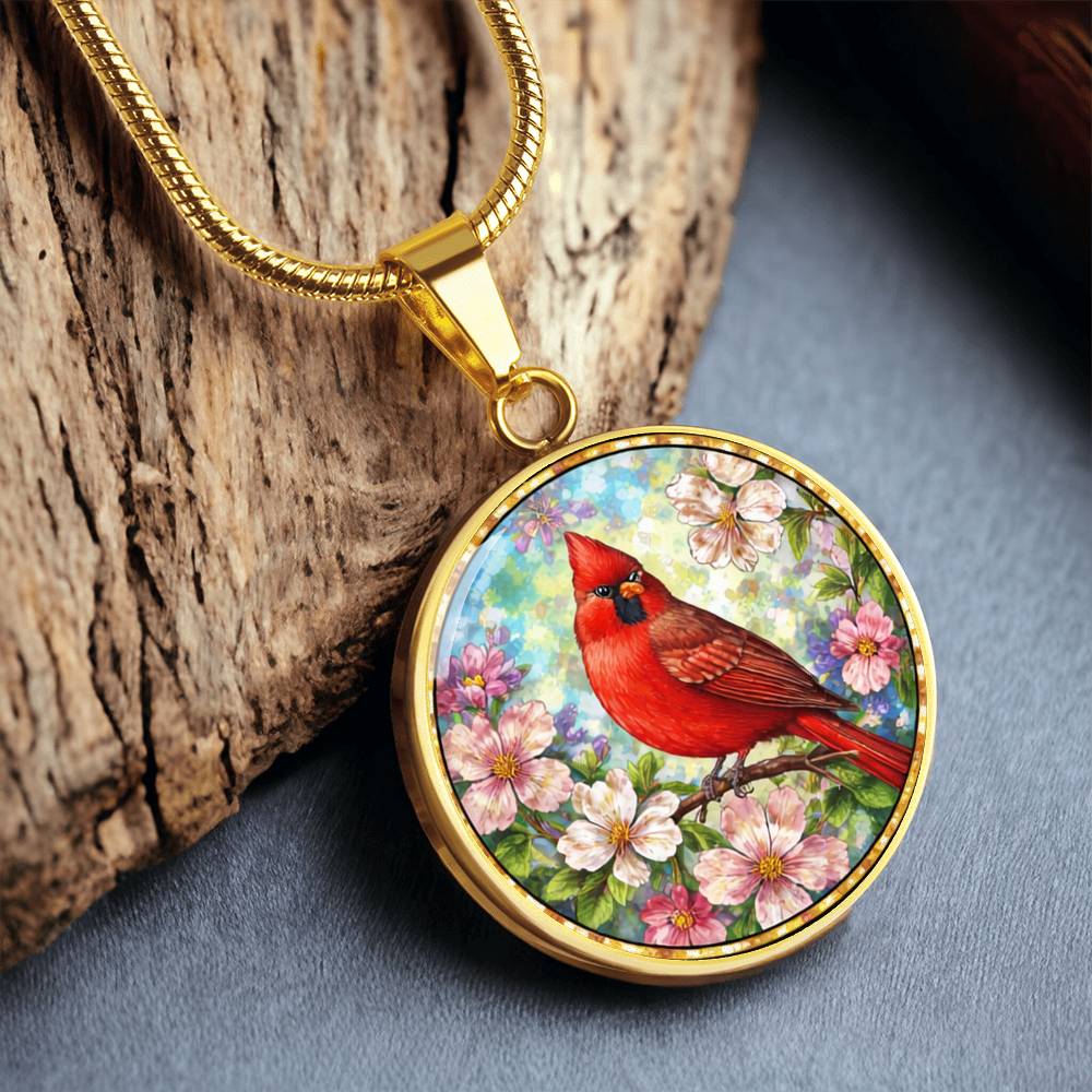 Cardinal Personalized Engraved Necklace Bracelet or Keychain
