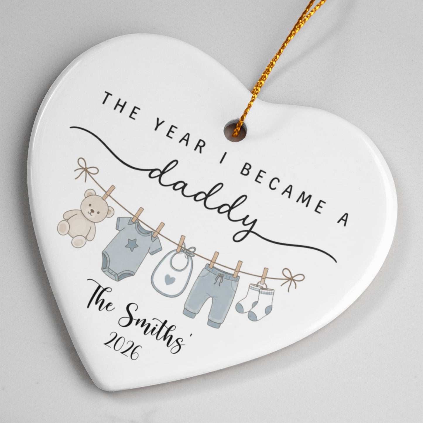 1st Christmas As Dad Ornament