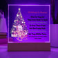Christmas In Heaven Empty Chair Memorial Plaque-[Heartfelt Family Gift]
