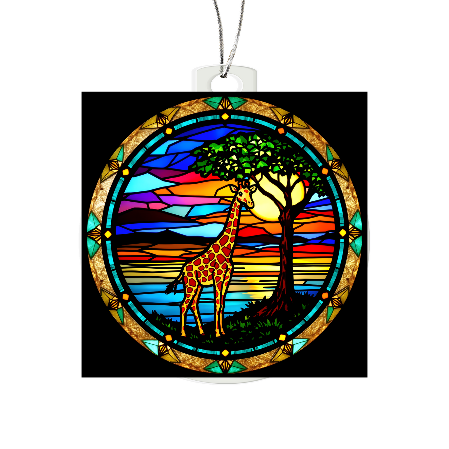Jungle Safari Animals Christmas Ornament