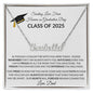 Graduation Memorial Name Necklace From Loved One Class of 2025-[Heartfelt Family Gift]