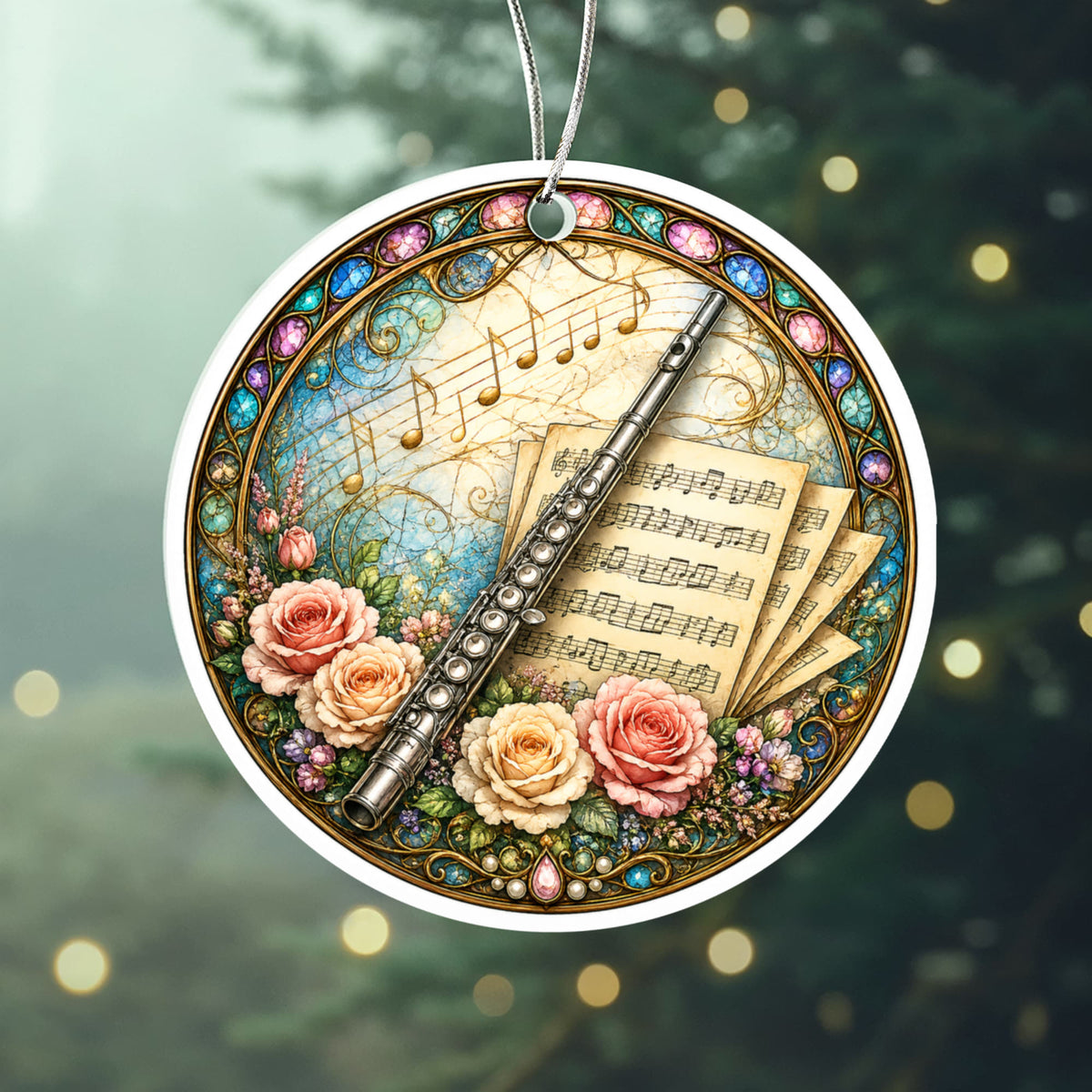 Acrylic Circle Ornament