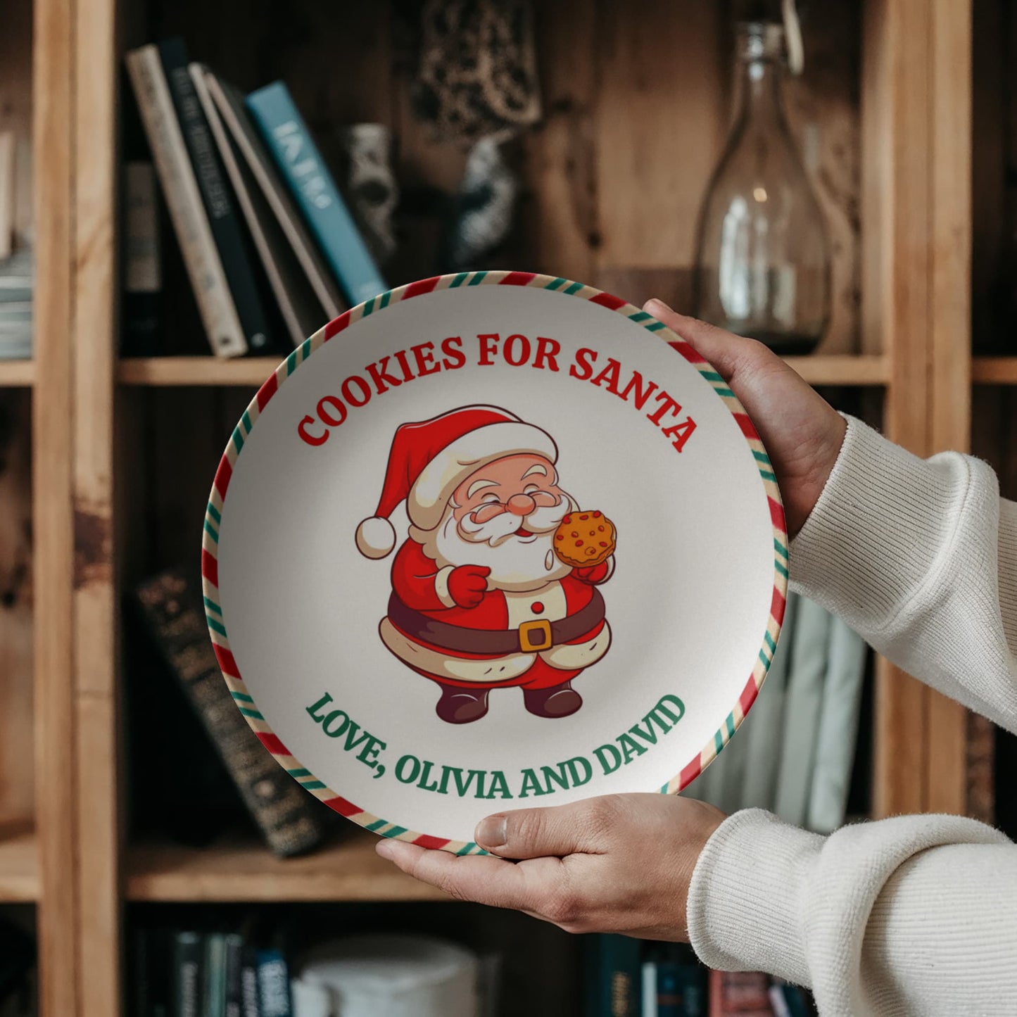 Cookies For Santa Plate