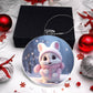 Bunny Acrylic Christmas Ornament-[Heartfelt Family Gift]