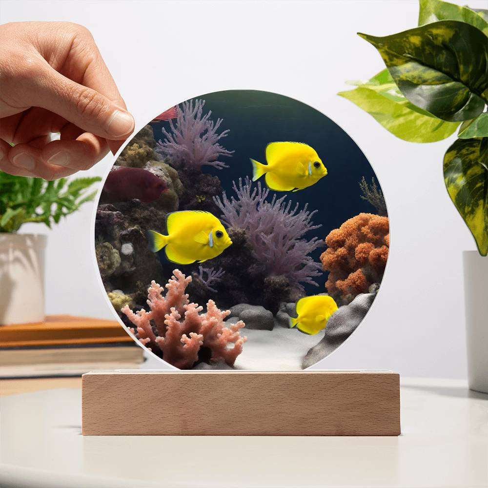 Fish Salt Water Aquarium Night Light-[Heartfelt Family Gift]