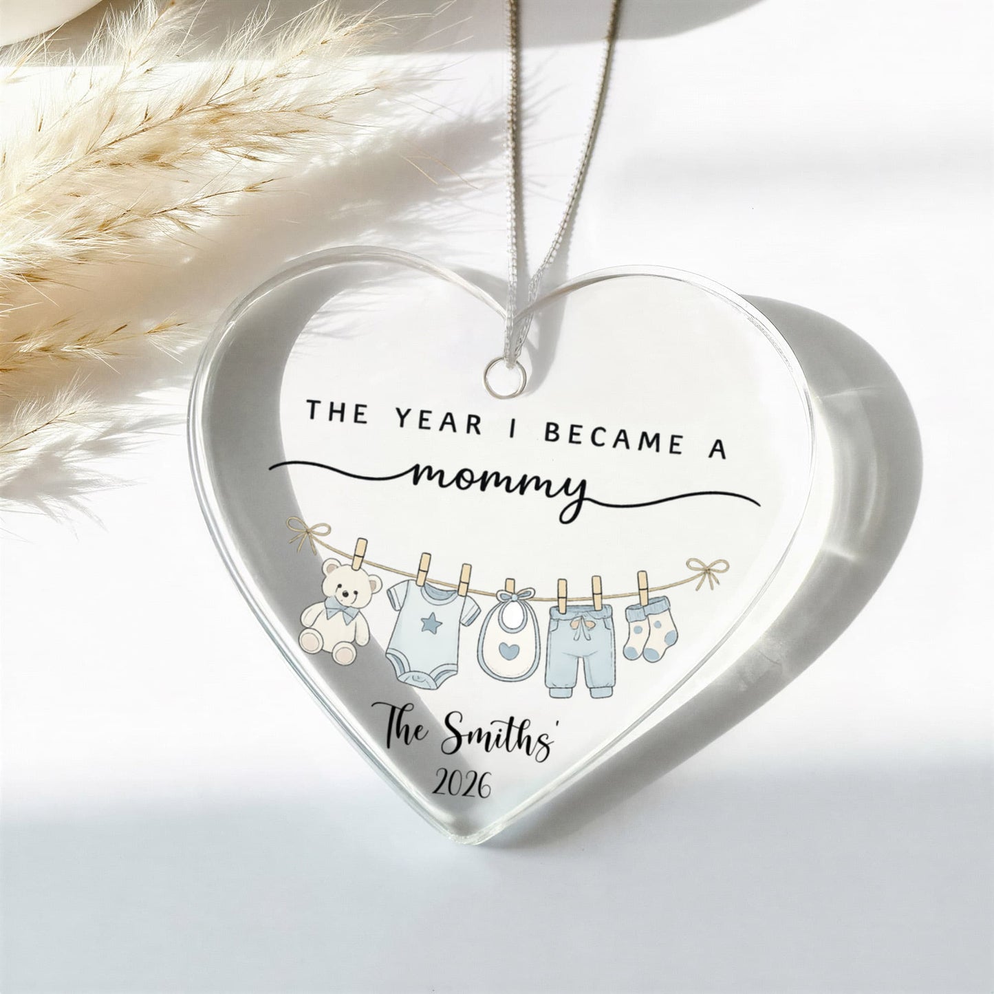 1st Christmas As Mom New Parent Ornament