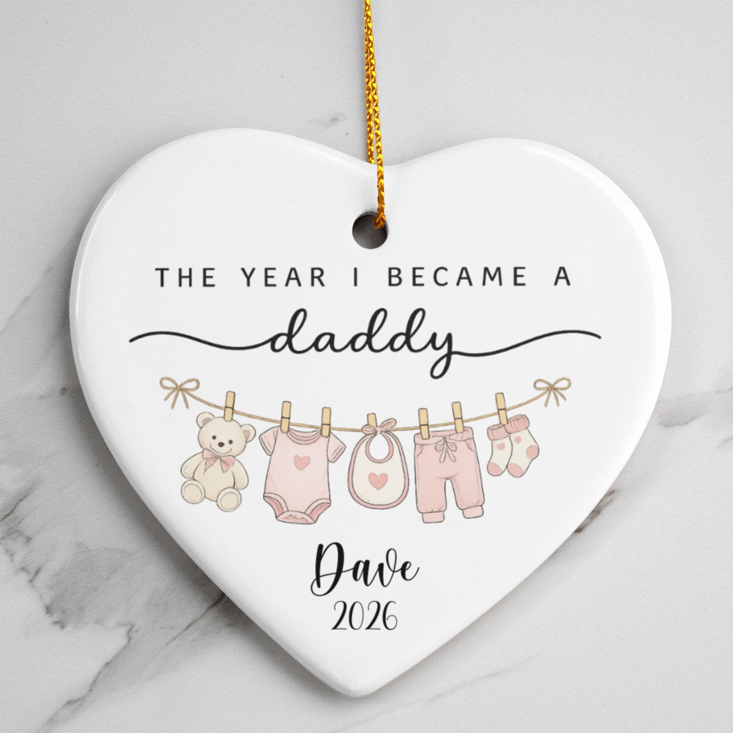 1st Christmas As Dad Ornament