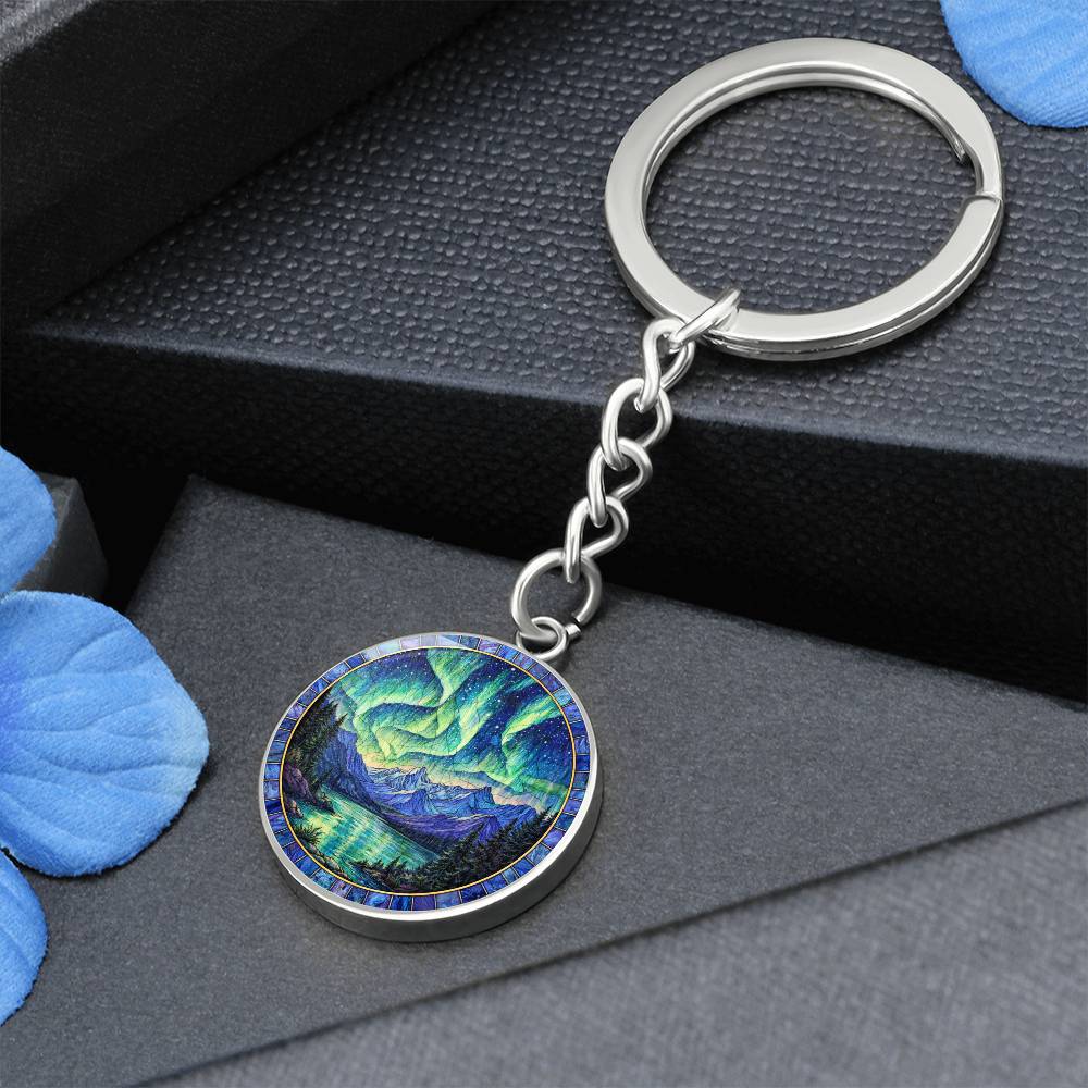 Northern Lights Necklace Pendant, Aurora Borealis Jewelry, Gift for Nature Lovers, Northern Lights Bracelet
