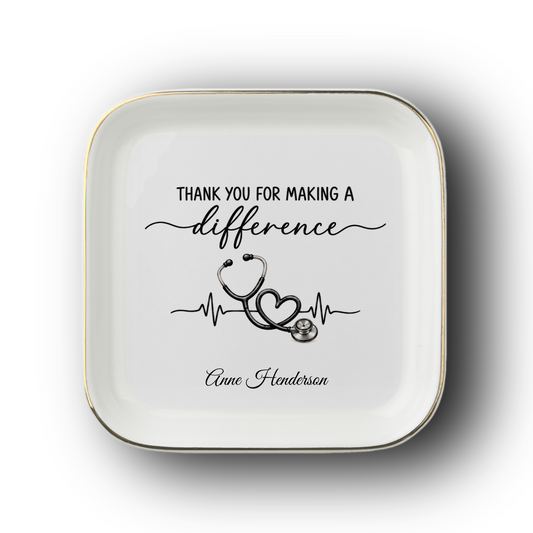 Jewelry Dish for Nurse Coworker