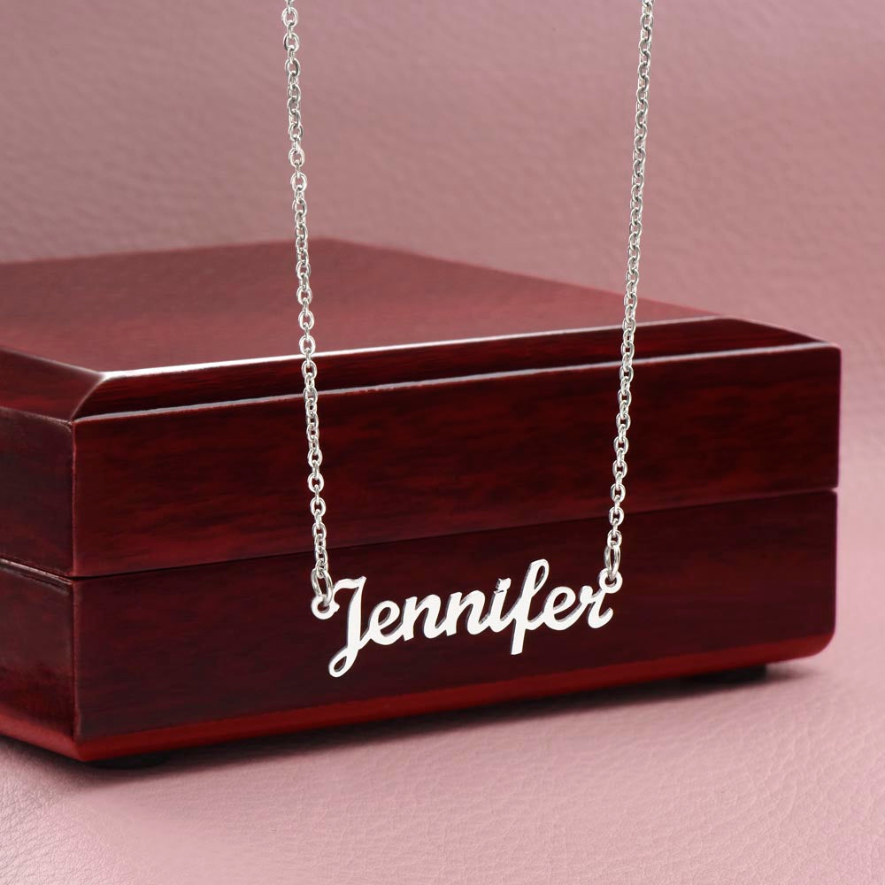 10th Grade Graduation Name Necklace Gift-[Heartfelt Family Gift]