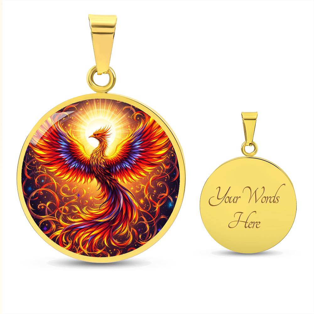 Rising Phoenix Pendant Necklace