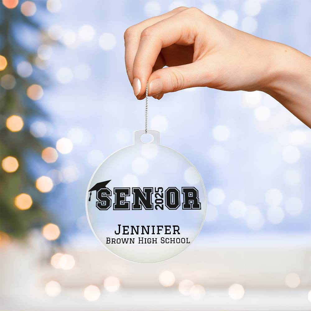 Class of 2025 Senior Ornament-[Heartfelt Family Gift]