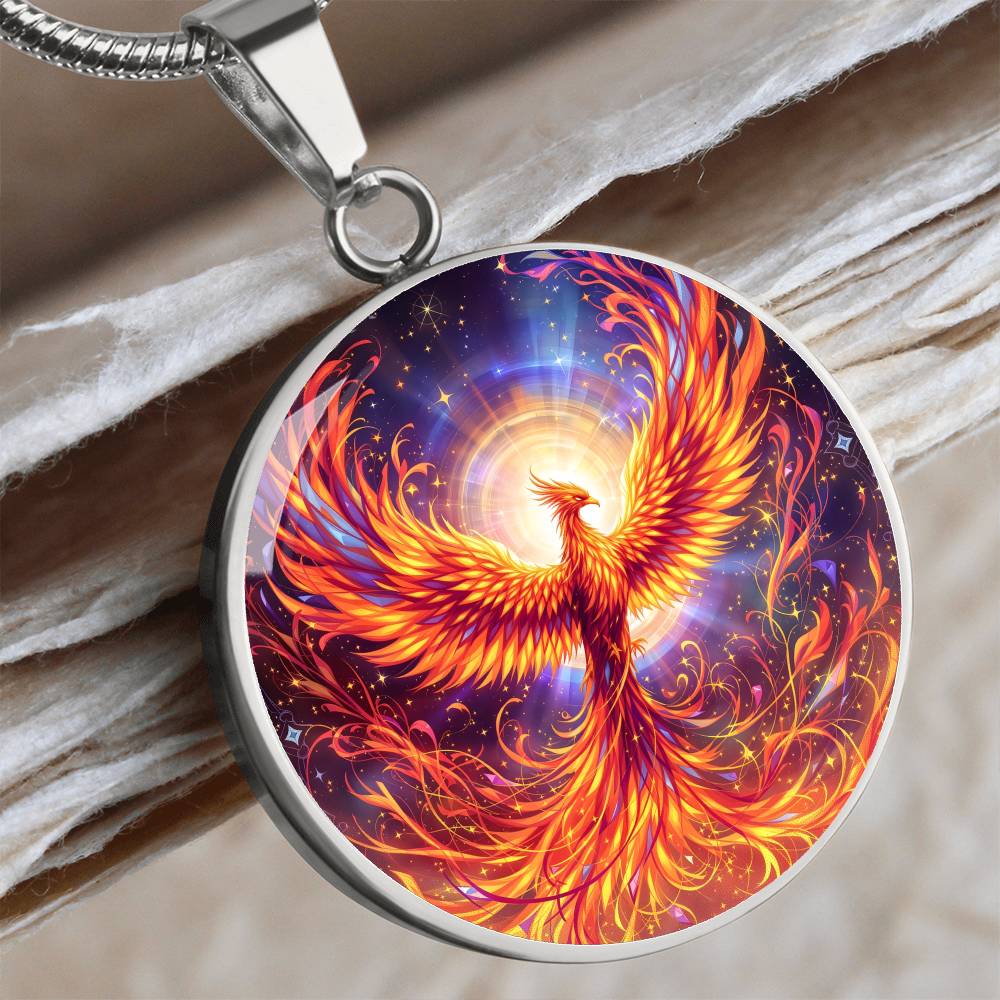 Rising Phoenix Pendant Necklace