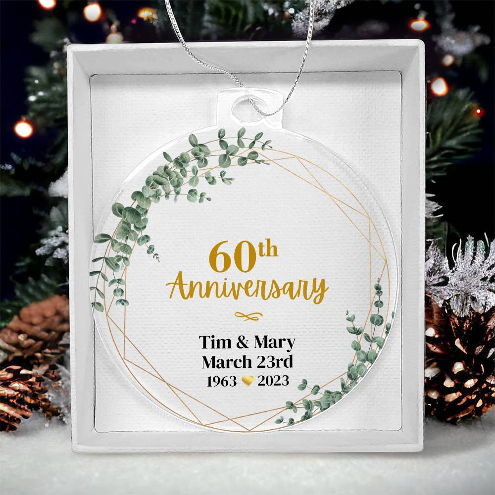Wedding Anniversary Ornament-[Heartfelt Family Gift]
