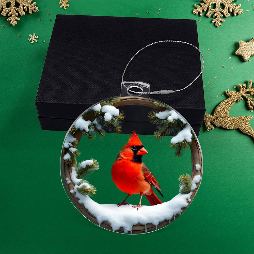Cardinal Christmas Ornament-[Heartfelt Family Gift]