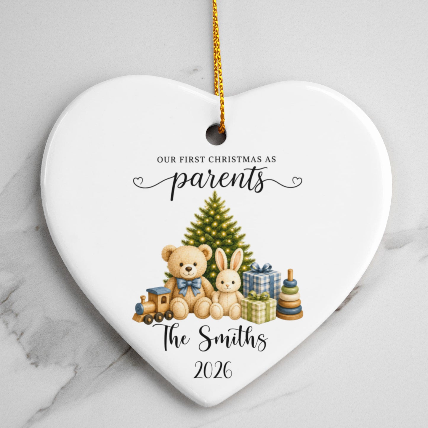 1st Christmas As Parents Ornament