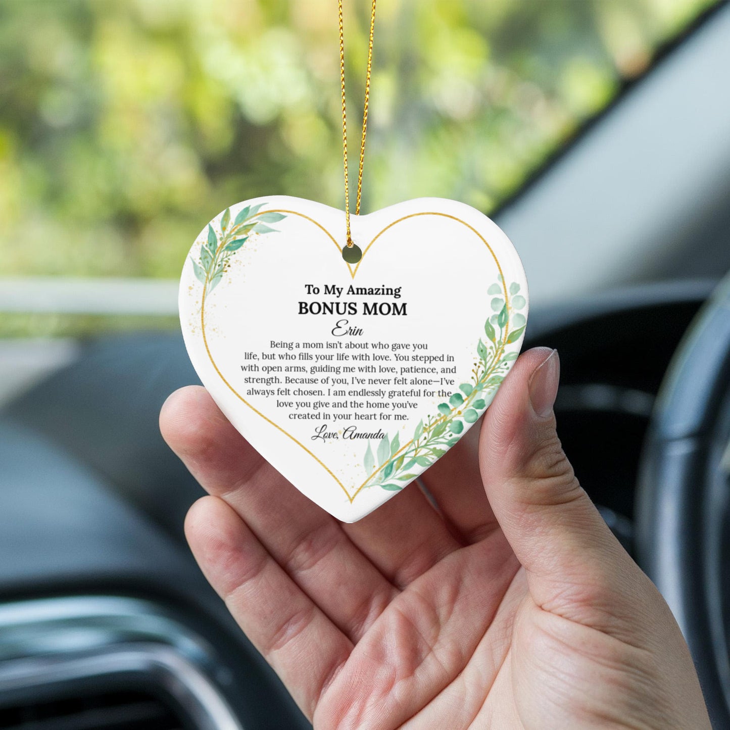 Ceramic Heart Ornament