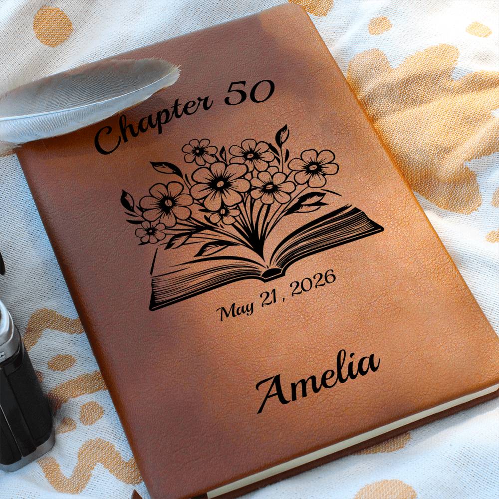 Chapter 50 Vegan Leather Birthday Journal