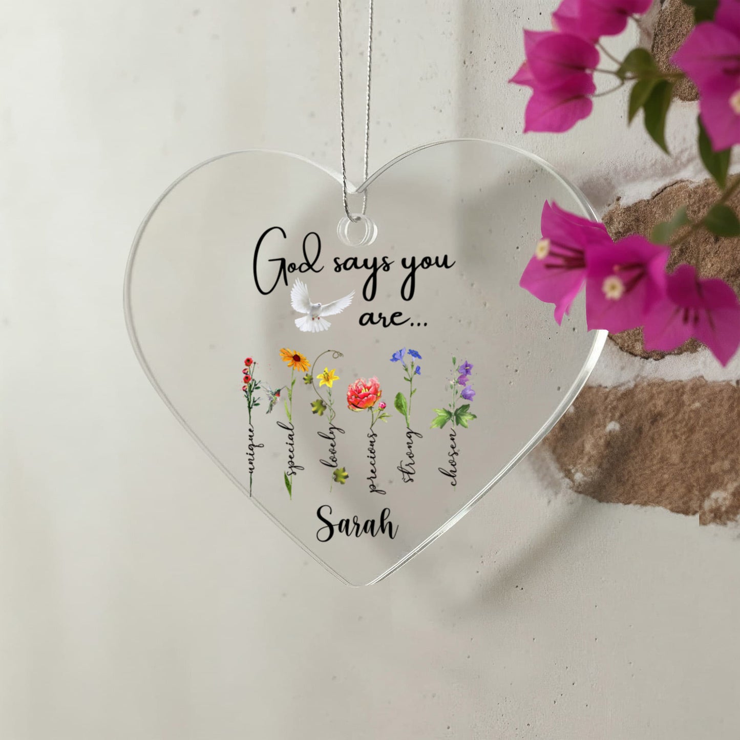God Says you are Christmas Ornament