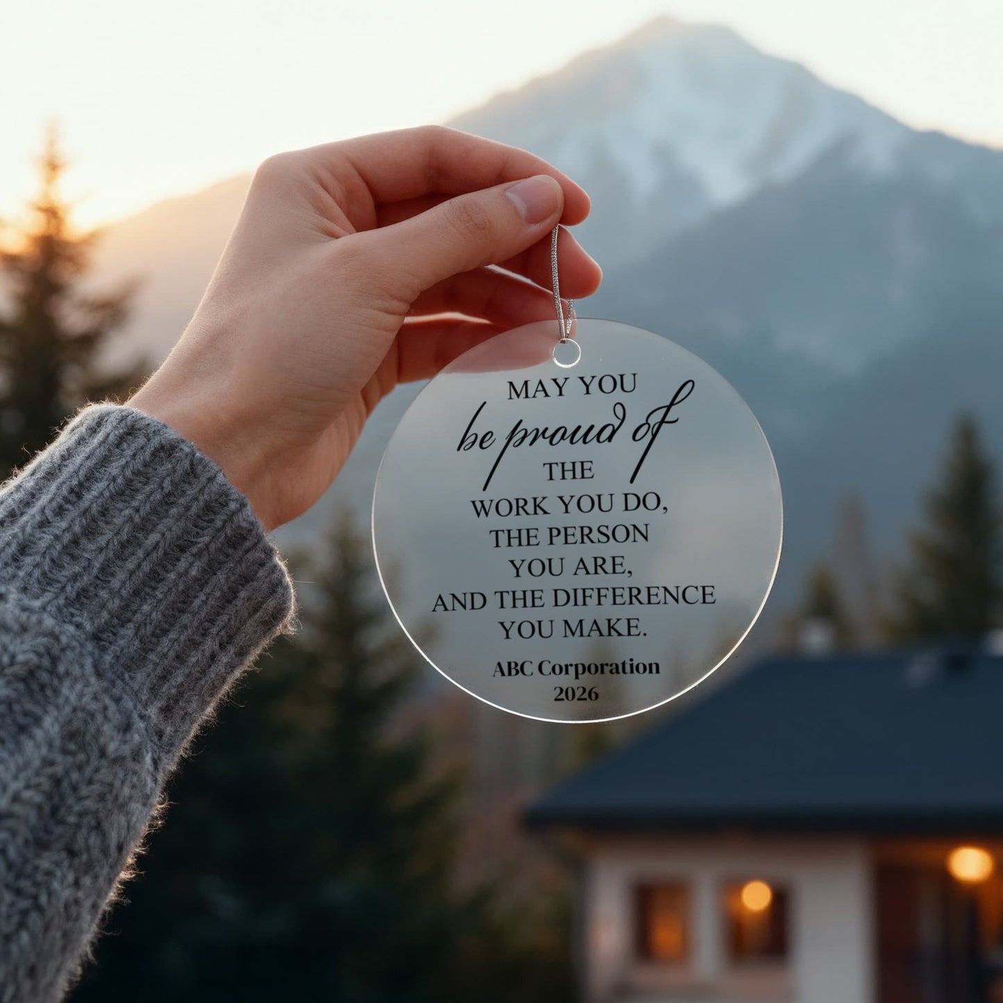 Difference Maker Christmas Ornament, Employee Coworker Appreciation Gift, Inspirational Thank You Keepsake
