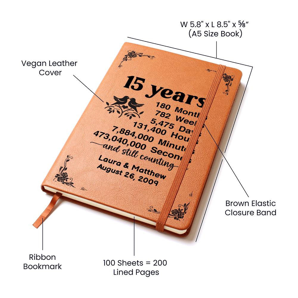 15th Wedding Anniversary Journal-[Heartfelt Family Gift]