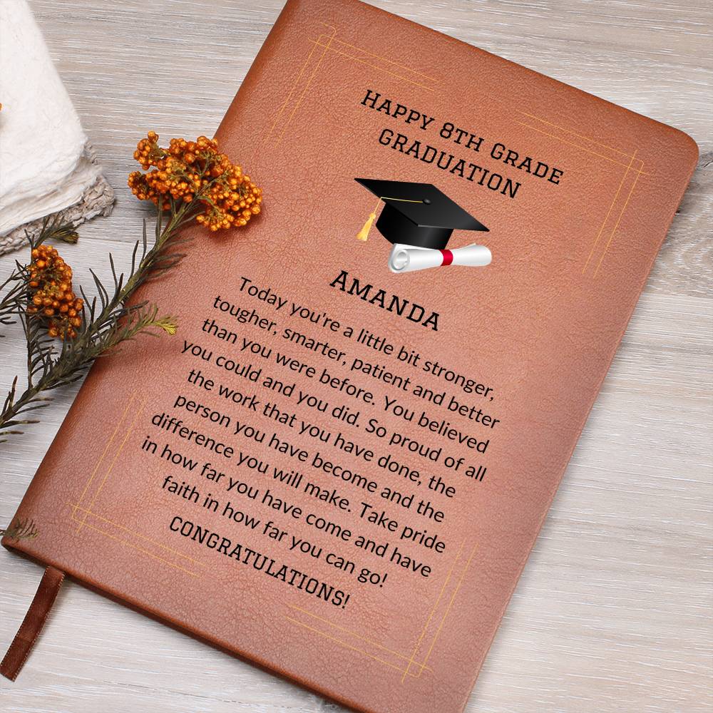 8th Grade Graduation Keepsake Journal