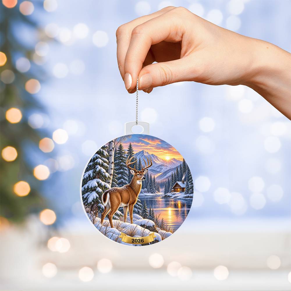 Deer Christmas Ornament