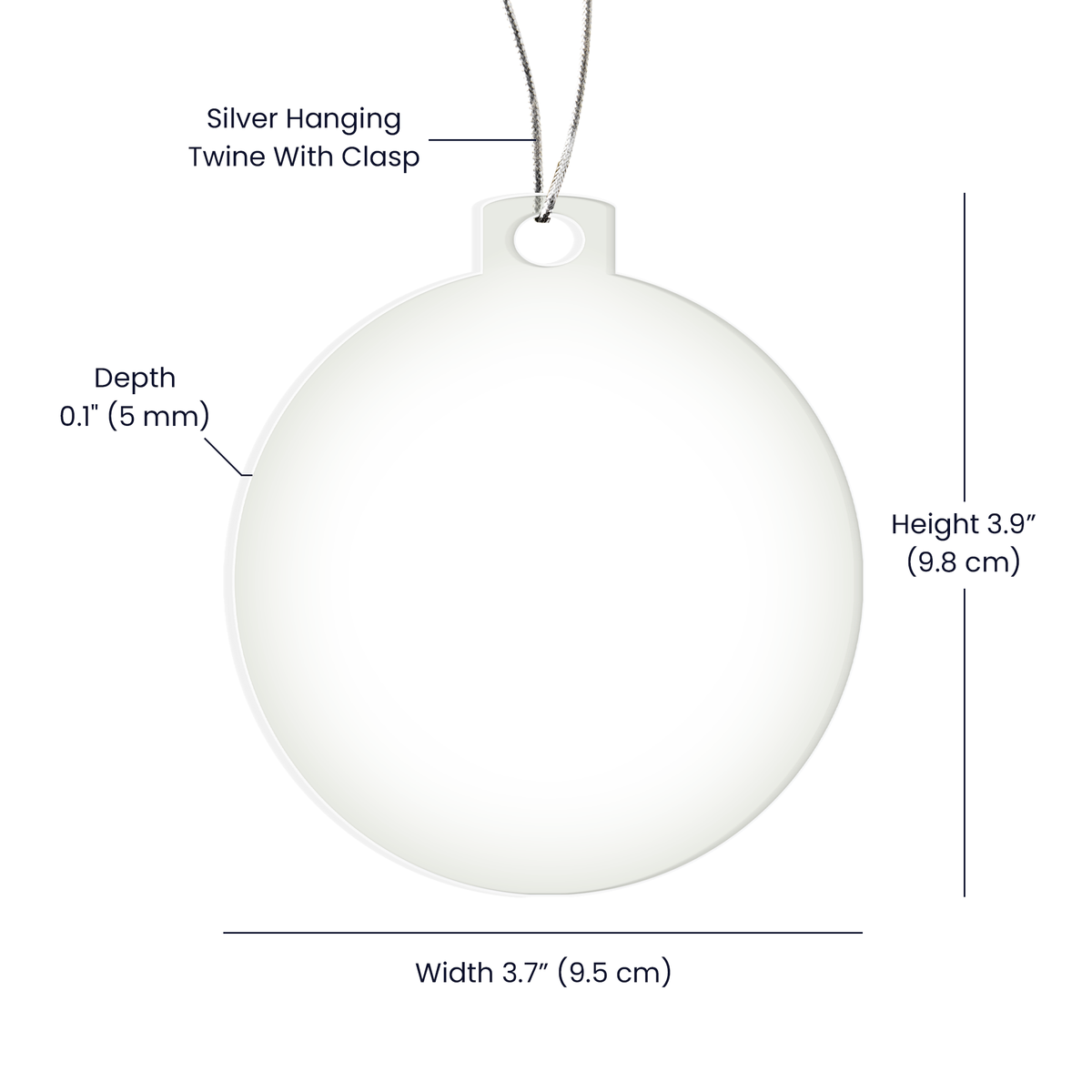 Nurse Acrylic Christmas Ornament