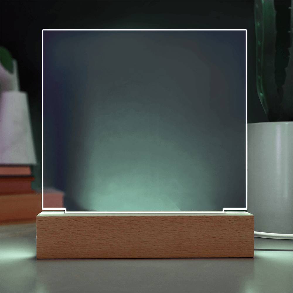 Blank LED Lighted Plaque