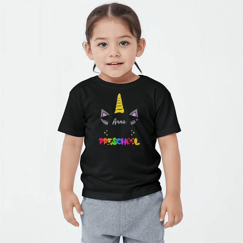 Personalized Name Preschool Graduation T-shirt-[Heartfelt Family Gift]