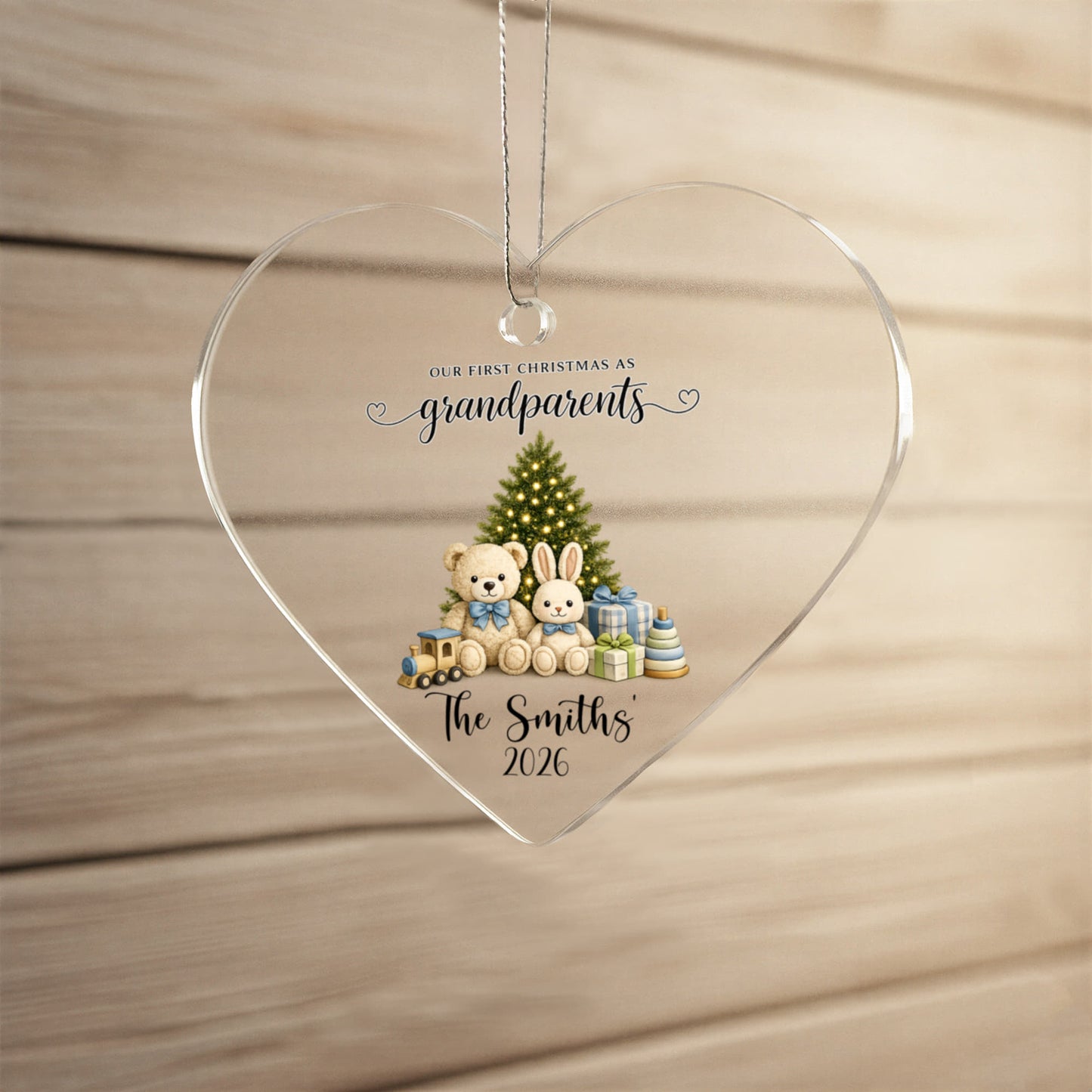 1st Christmas As Grandparents Ornament