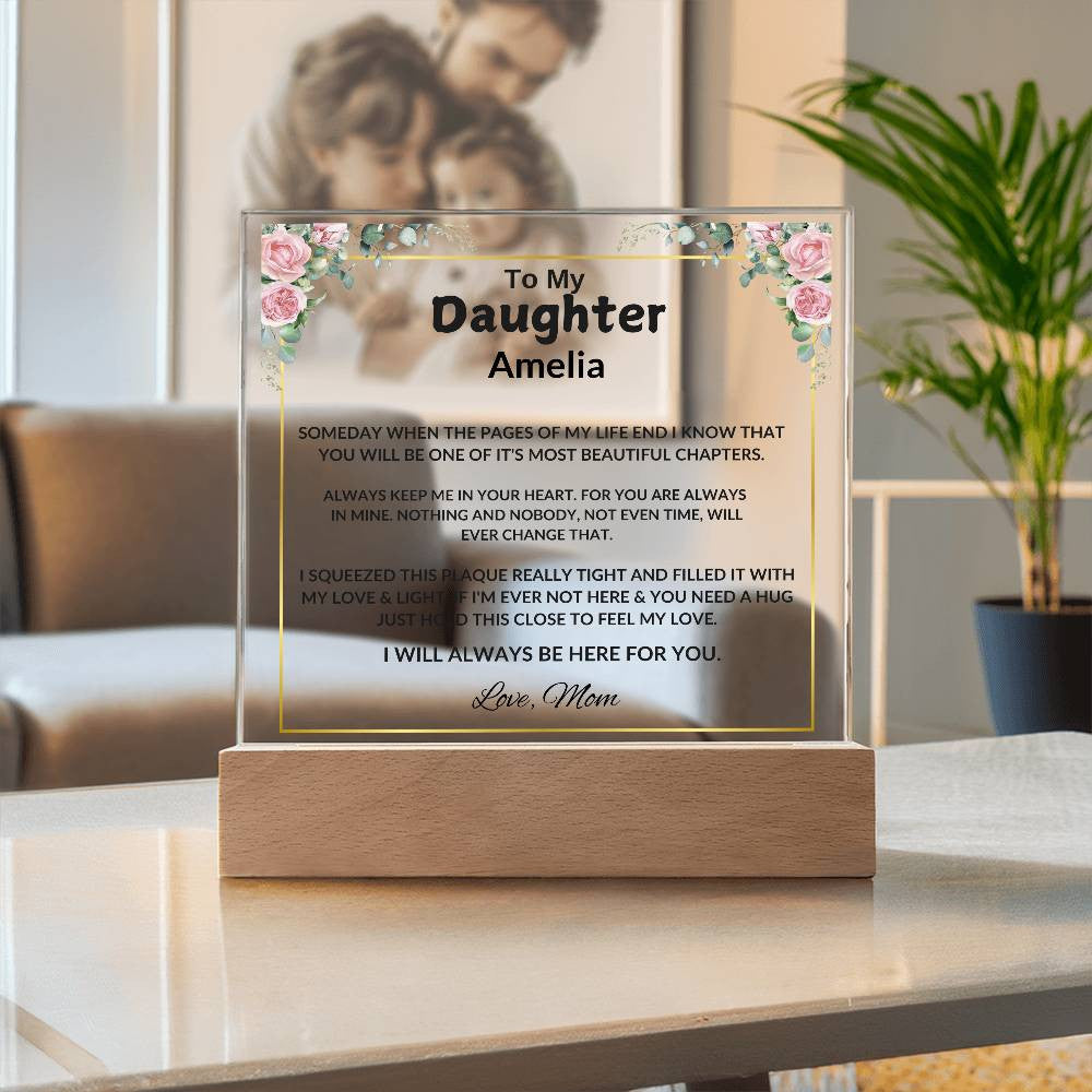 Daughter Plaque Gift-[Heartfelt Family Gift]