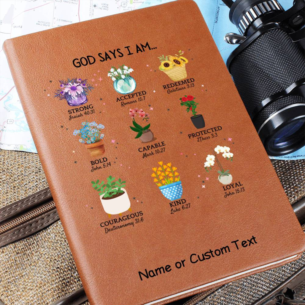 God Says I Am Prayer Journal for Plant Lover-[Heartfelt Family Gift]