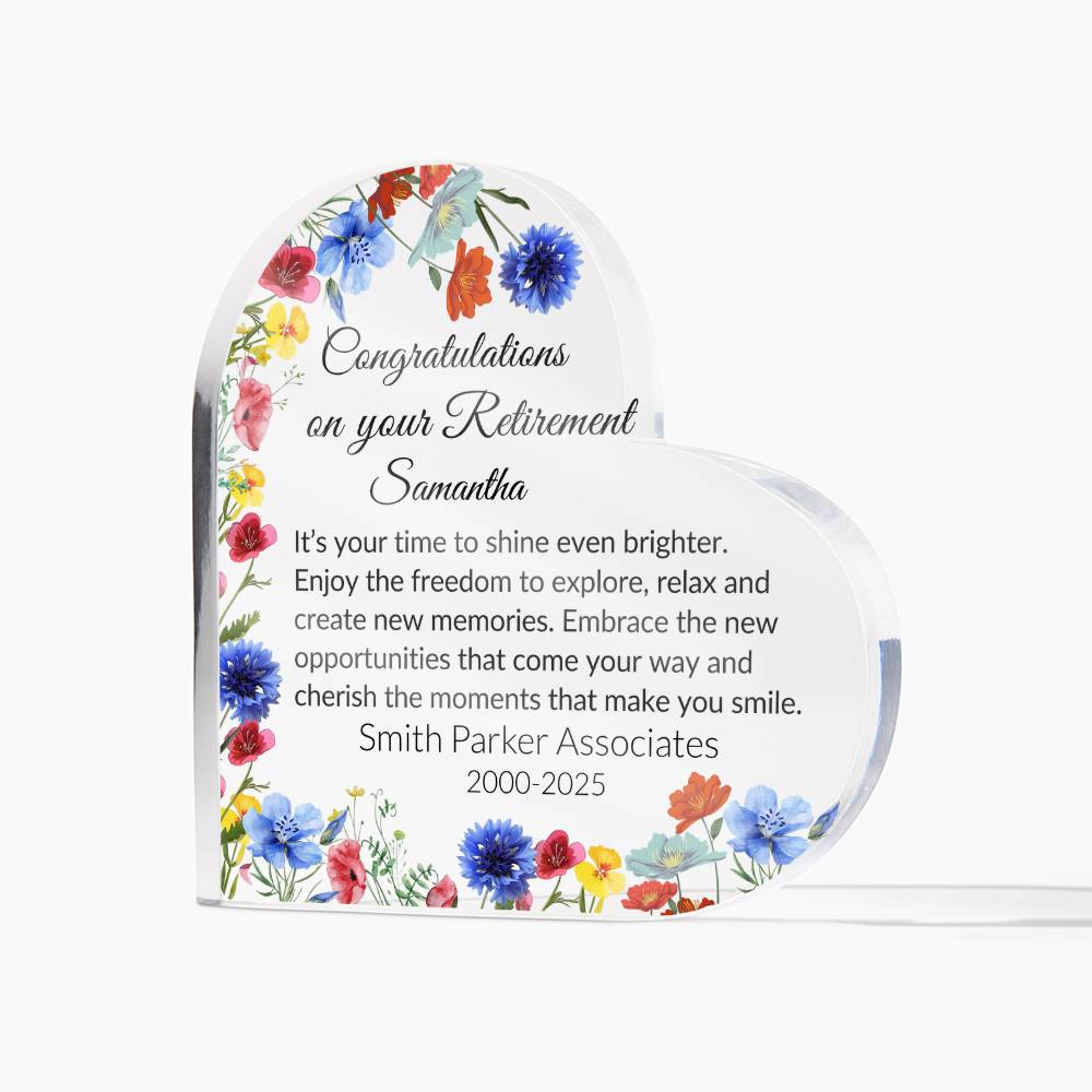 Personalized Retirement Plaque
