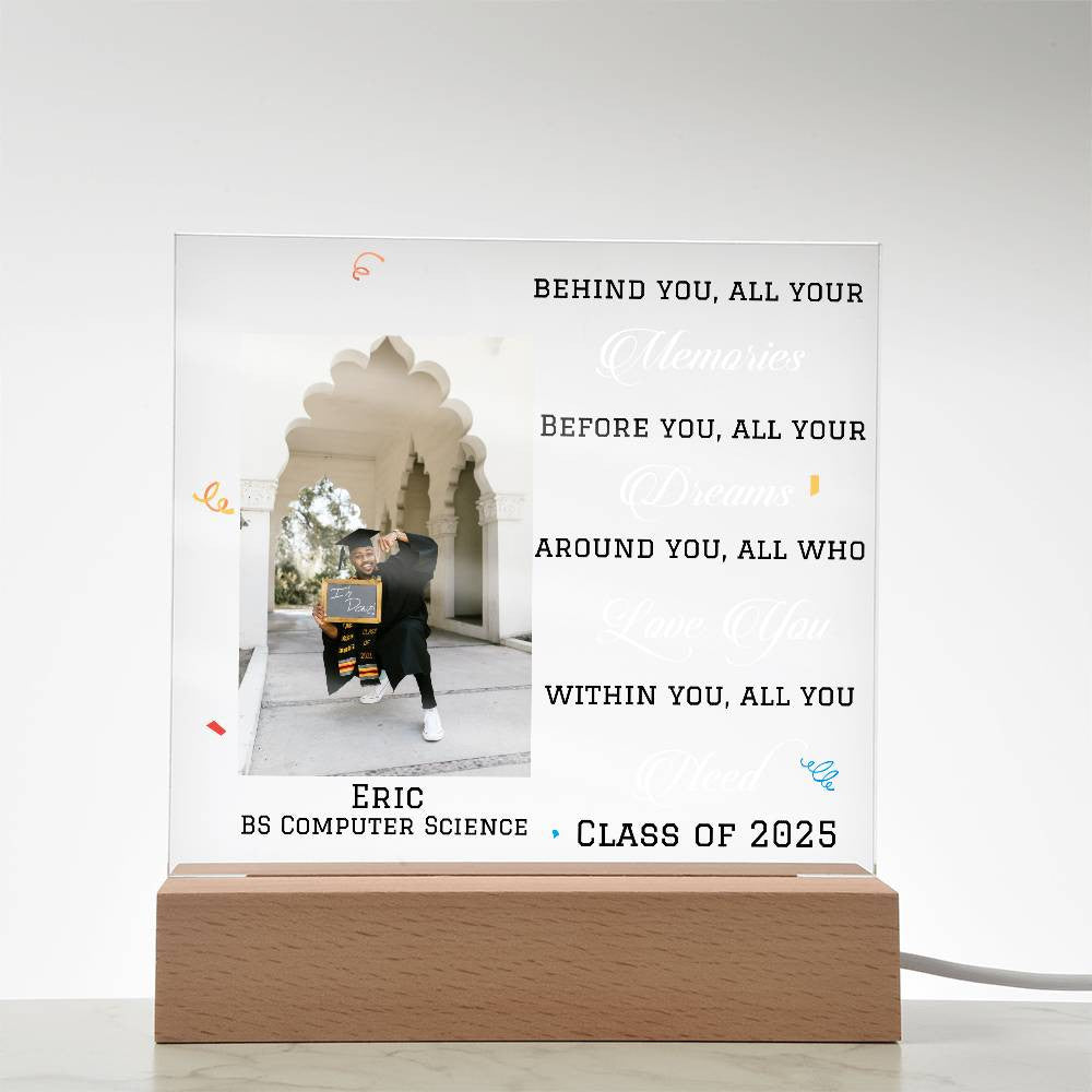 Personalized Graduation Keepsake Gift Photo Plaque-[Heartfelt Family Gift]