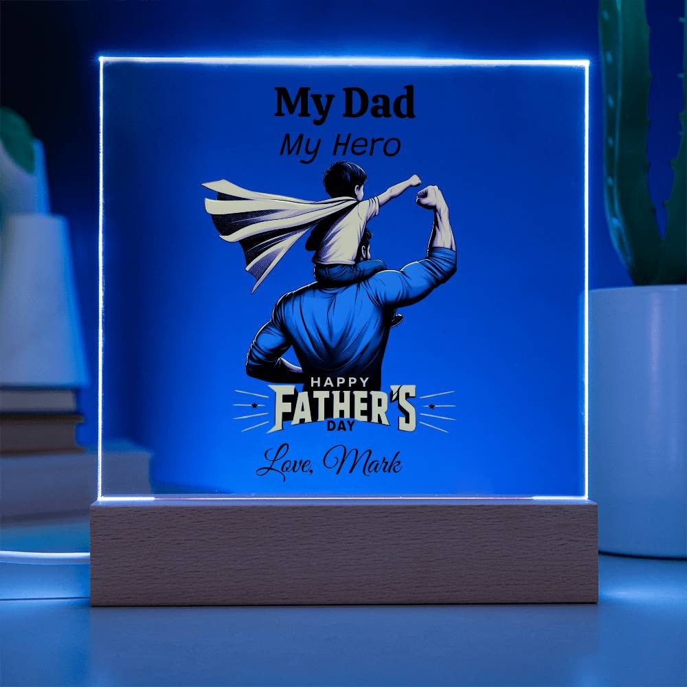 Custom Plaque for Dad Gift-[Heartfelt Family Gift]