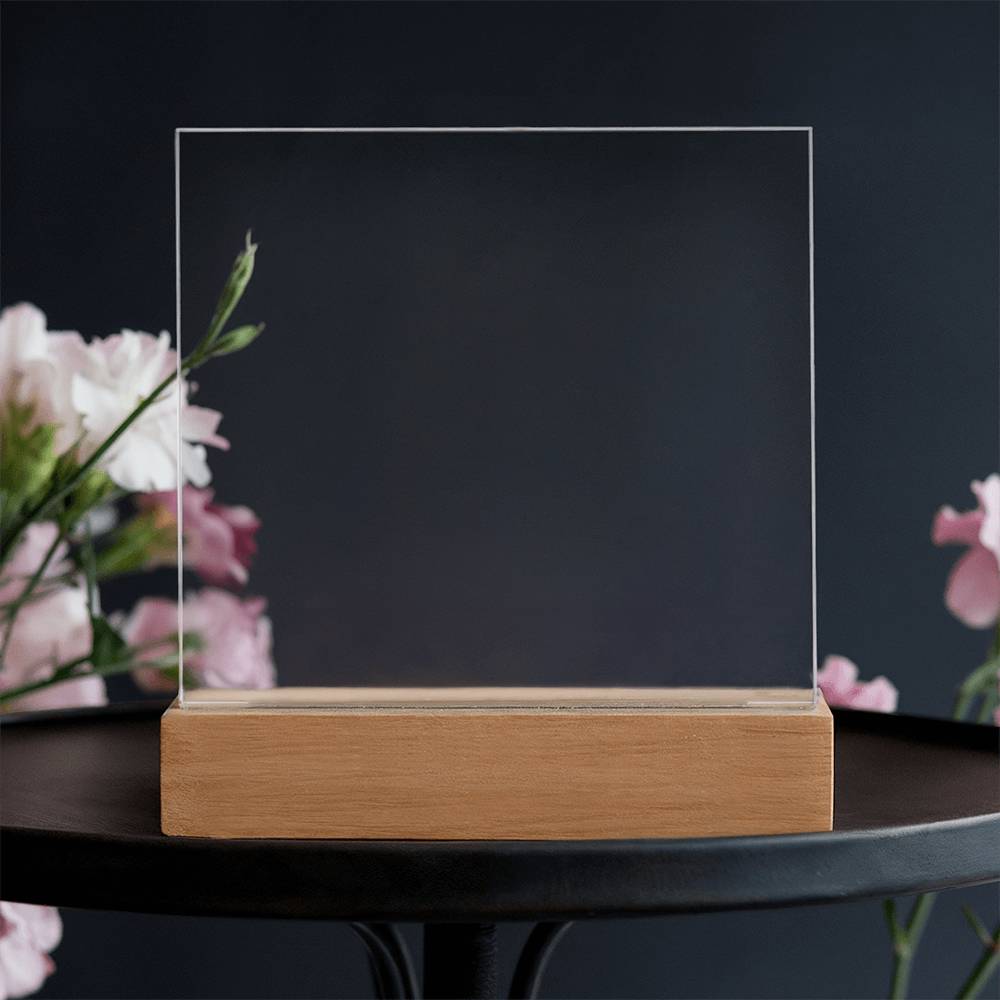 Blank LED Lighted Plaque
