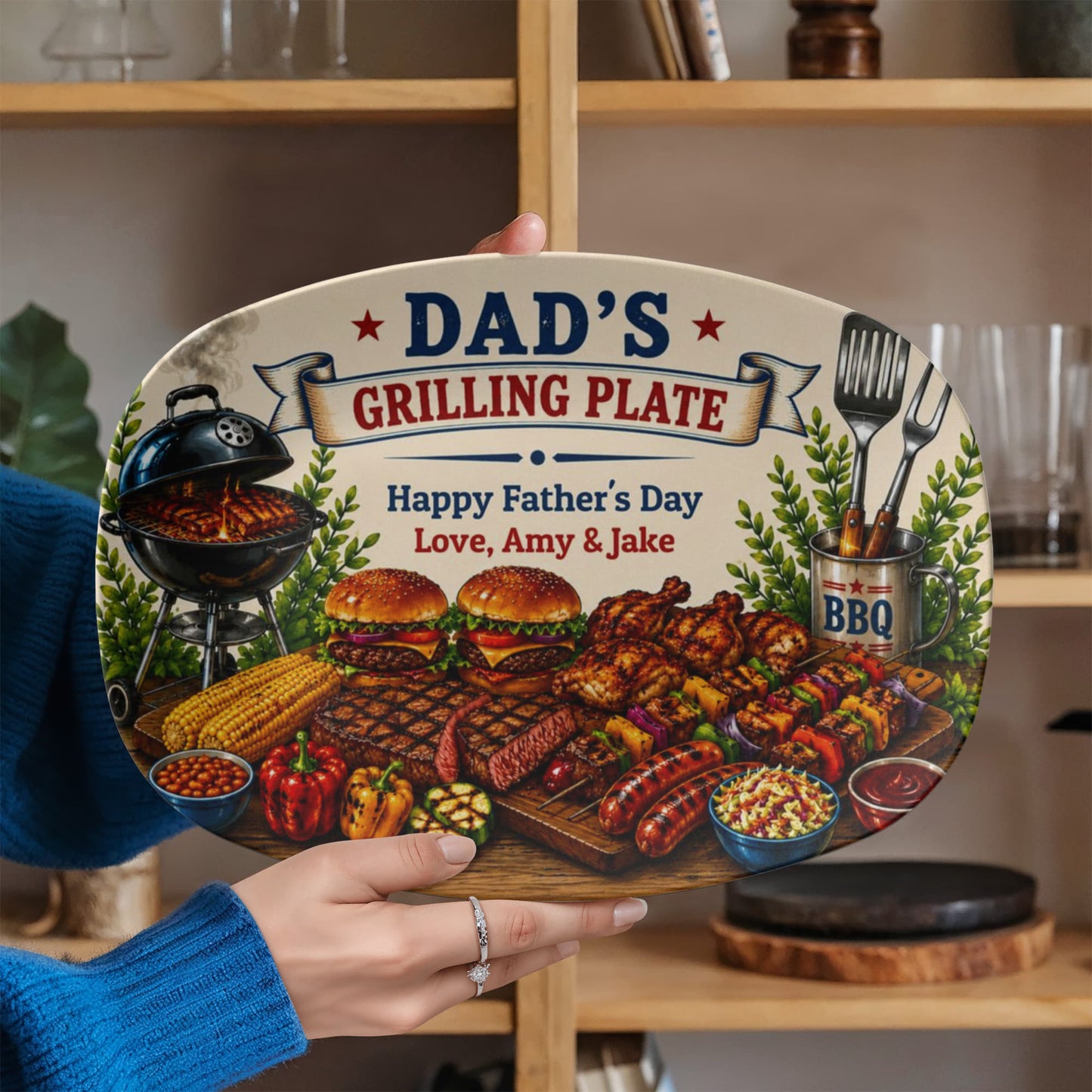 Dad's Grilling Plate
