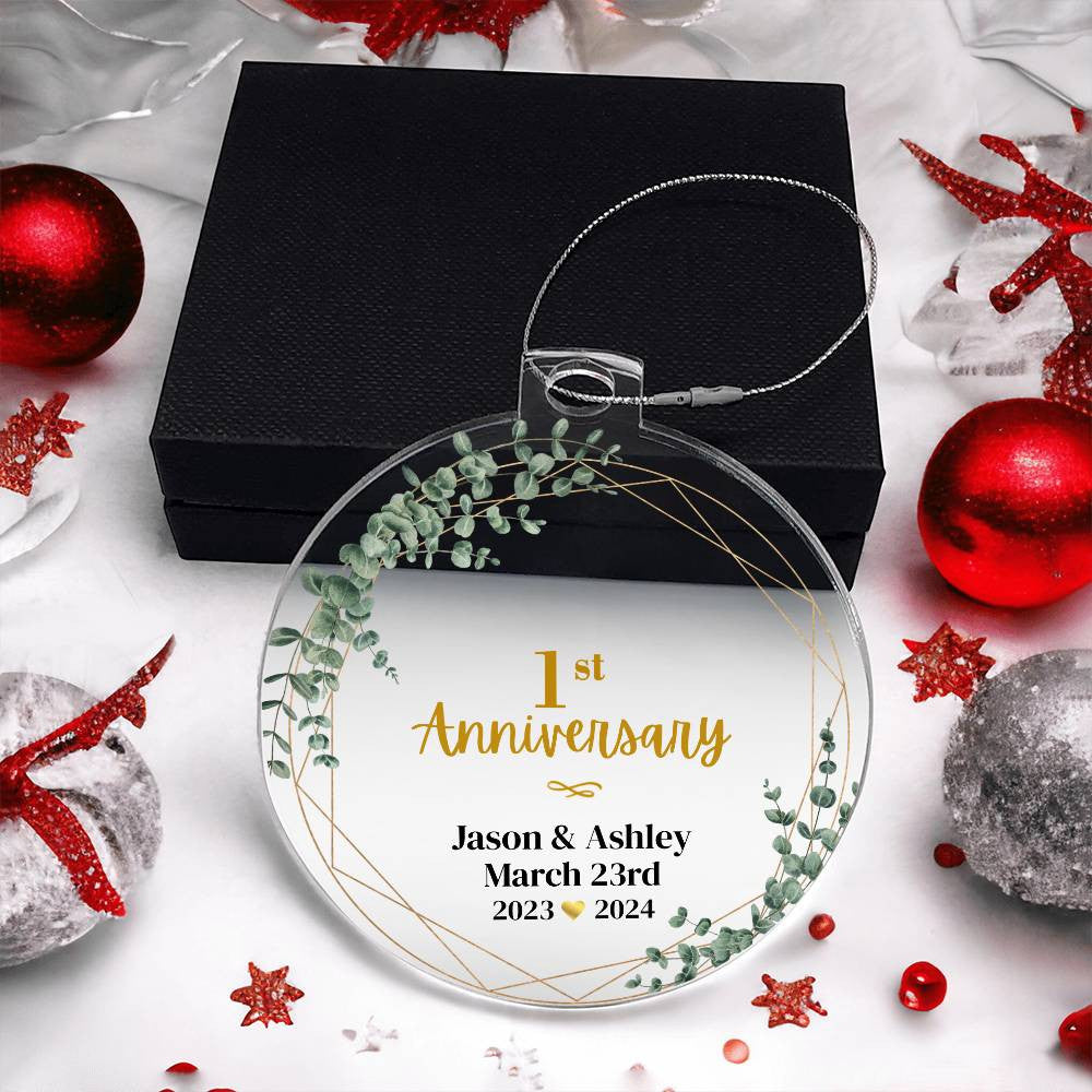 Wedding Anniversary Ornament-[Heartfelt Family Gift]
