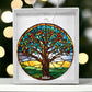 Tree of Life Stained Glass Ornament-[Heartfelt Family Gift]