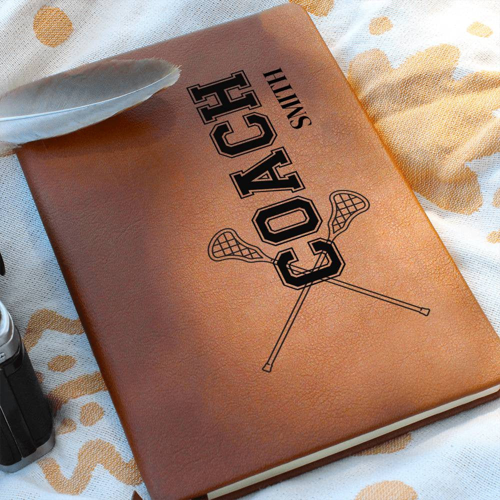 Personalized Lacrosse Coach Journal-[Heartfelt Family Gift]