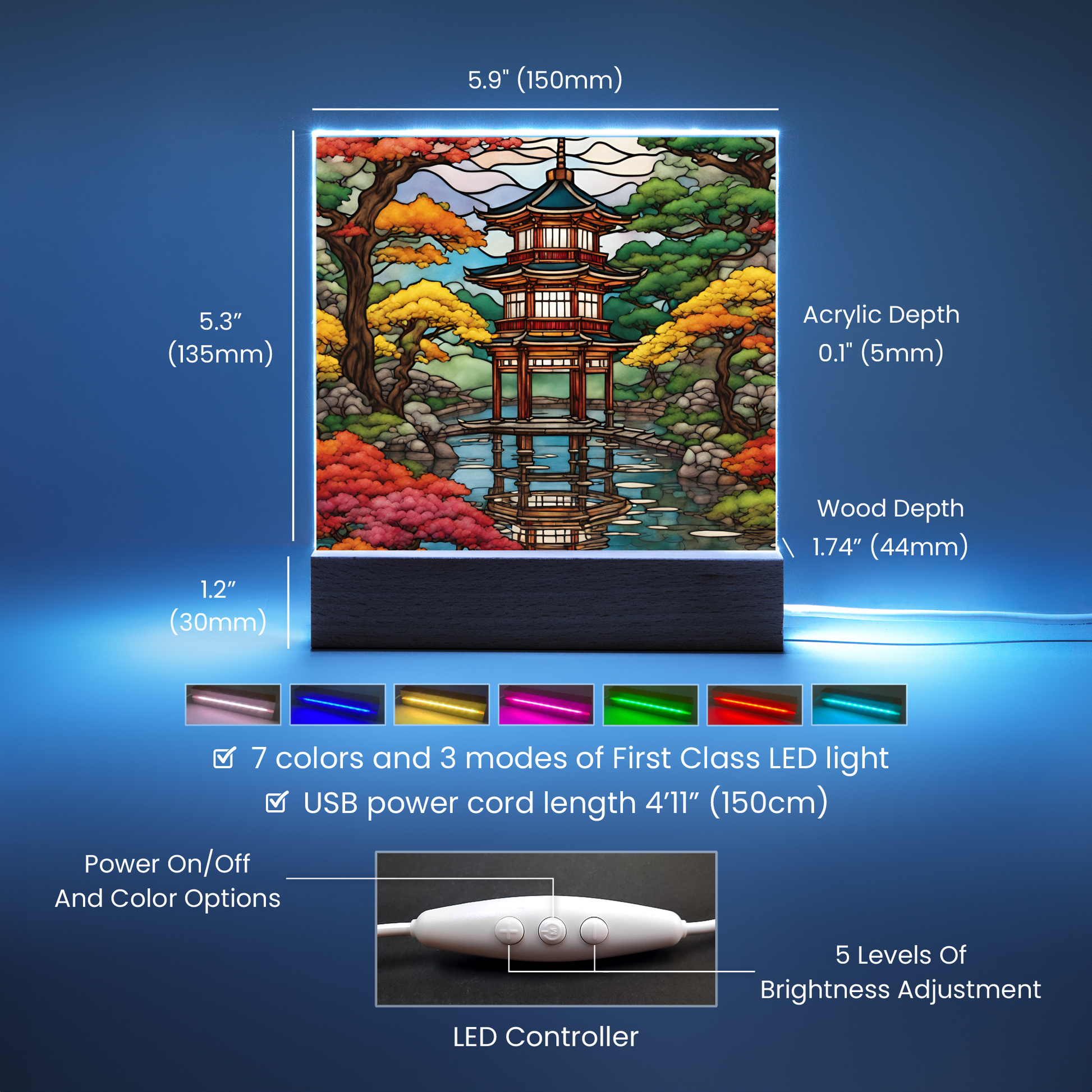 Japanese Acrylic Plaque-[Heartfelt Family Gift]