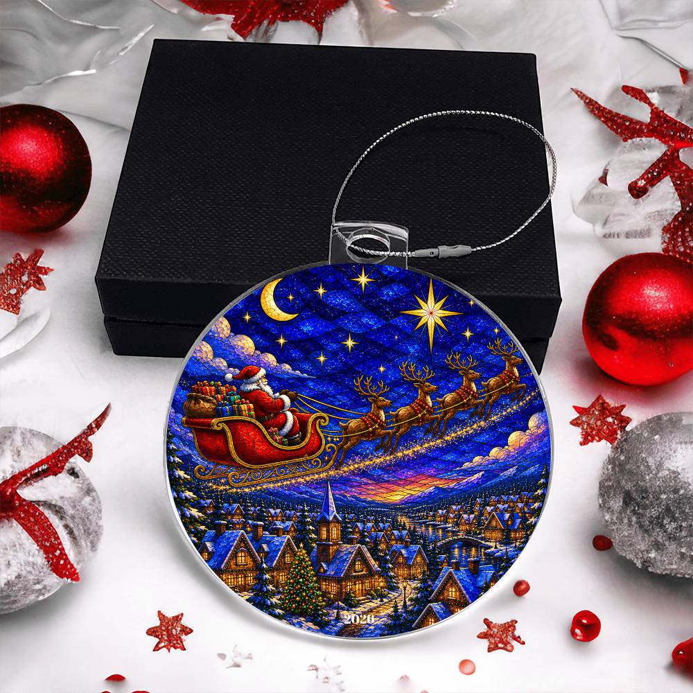 Santa Christmas Ornament