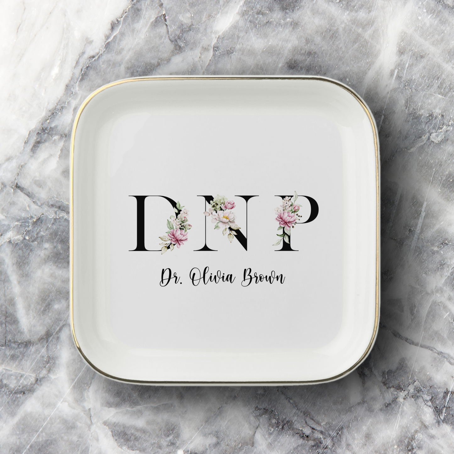 DNP Jewelry Dish, Doctor of Nursing Graduation Gift