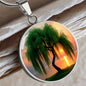 Weeping Willow Tree Engraved Necklace-[Heartfelt Family Gift]