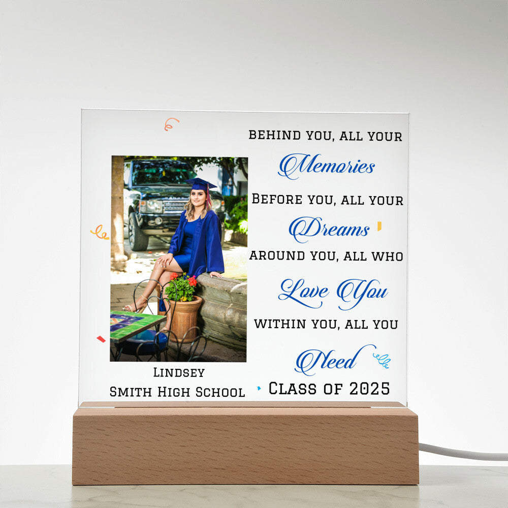 Personalized Graduation Keepsake Gift Photo Plaque-[Heartfelt Family Gift]