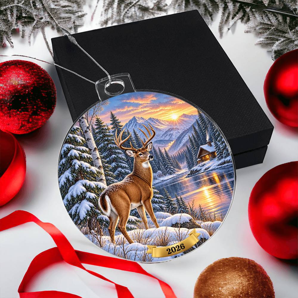 Deer Christmas Ornament