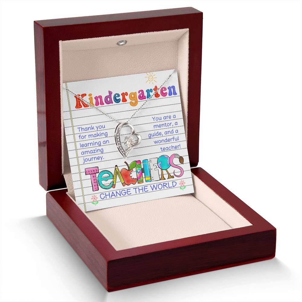 Teacher Thank You Necklace Gift