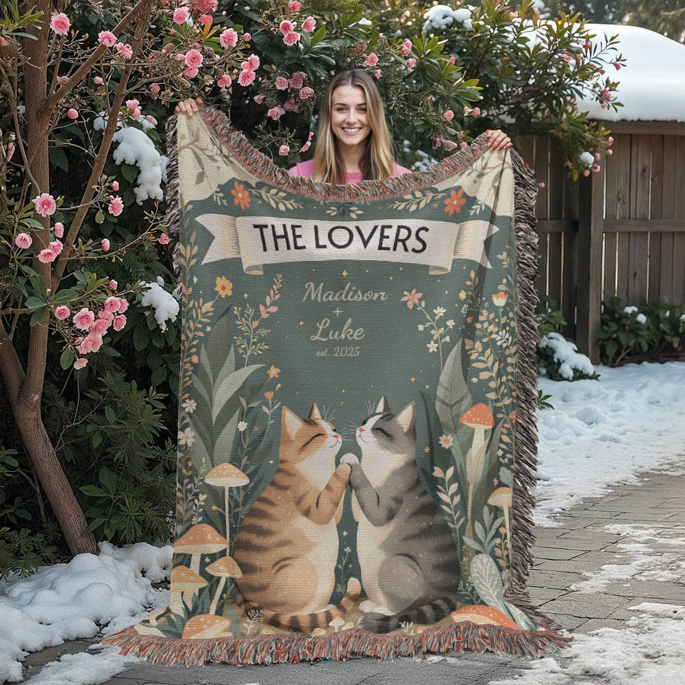 Lovers Cat Blanket