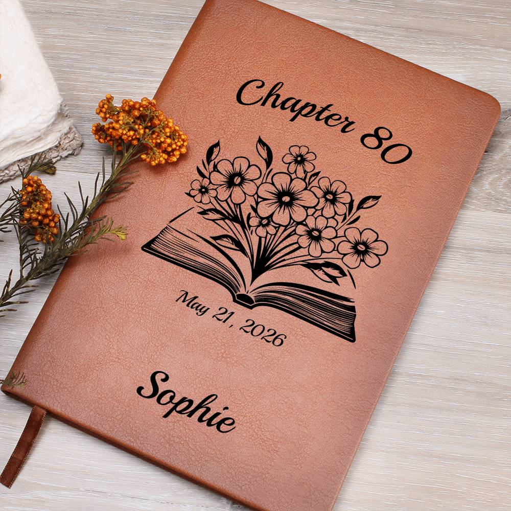 Chapter 80 Vegan Leather Birthday Journal